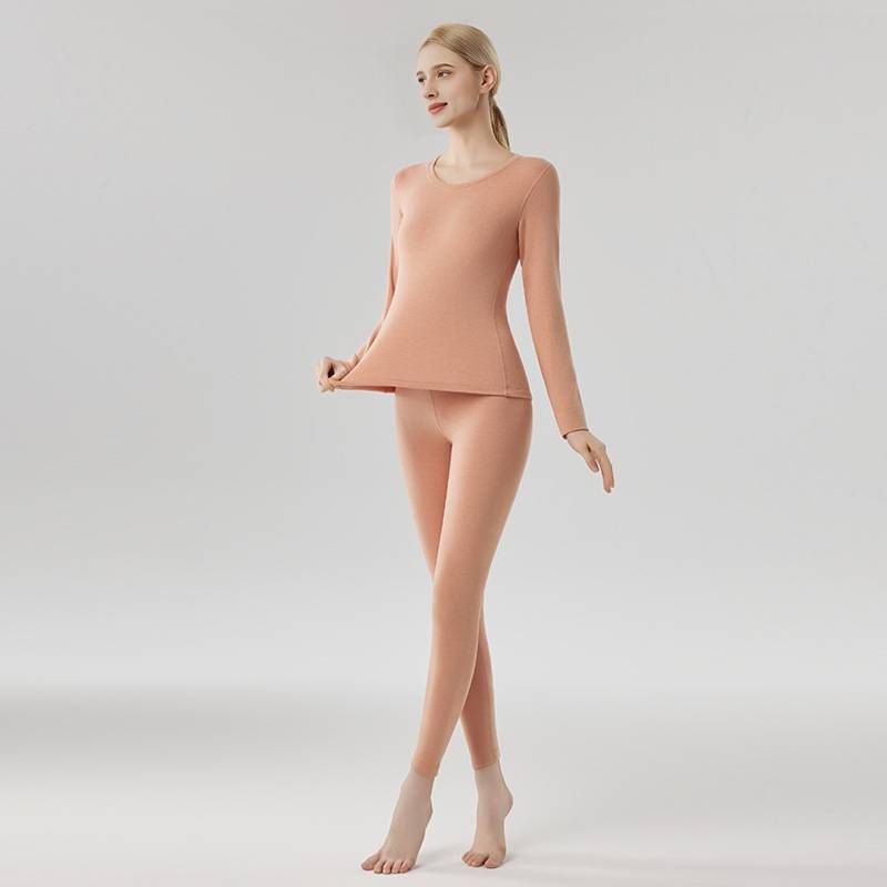 Thermal Underwear Set For Women & Men - Soft Cashmere-Like Fabric, Anti-Bacterial, Skin-Friendly, Ultra-Warm Winter Base Layer With Seamless Design_voghion.com