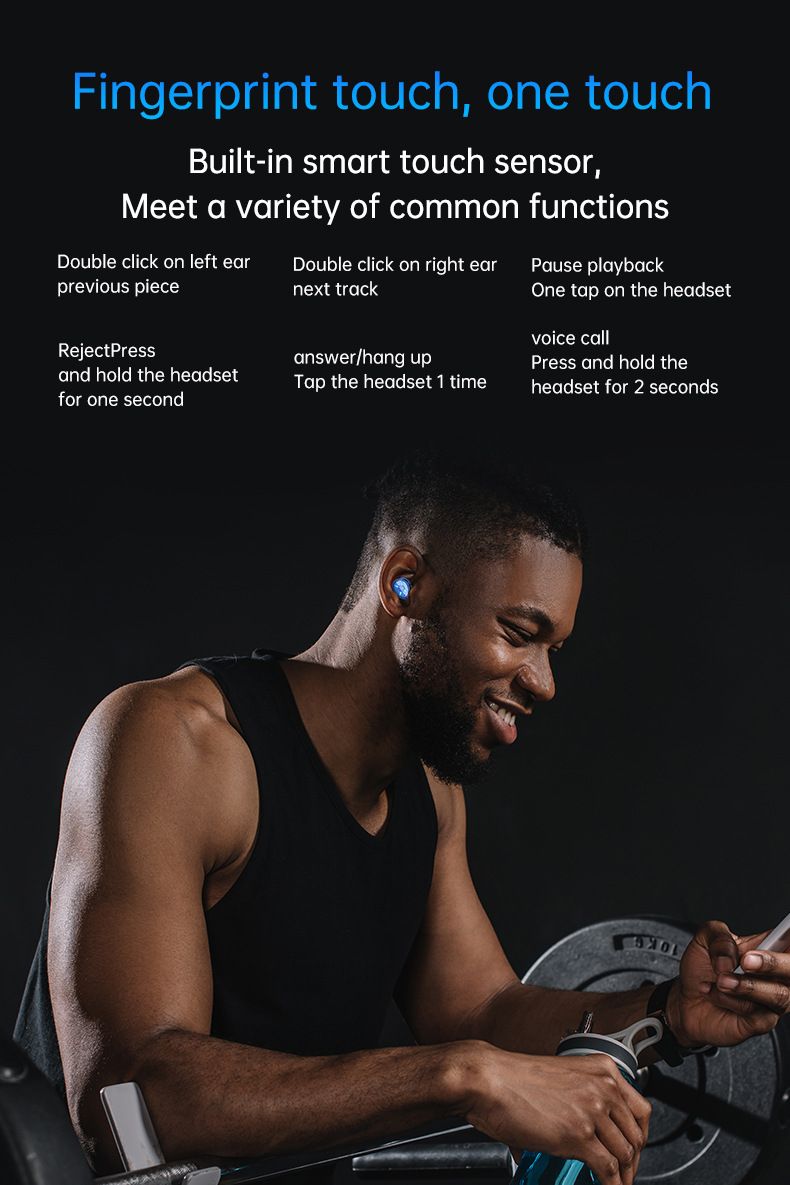 New Private Model DX-03 Mechanical Metal Sensing TWS Noise Reduction Low Delay Wireless Bluetooth 5.3 Earphones_voghion.com