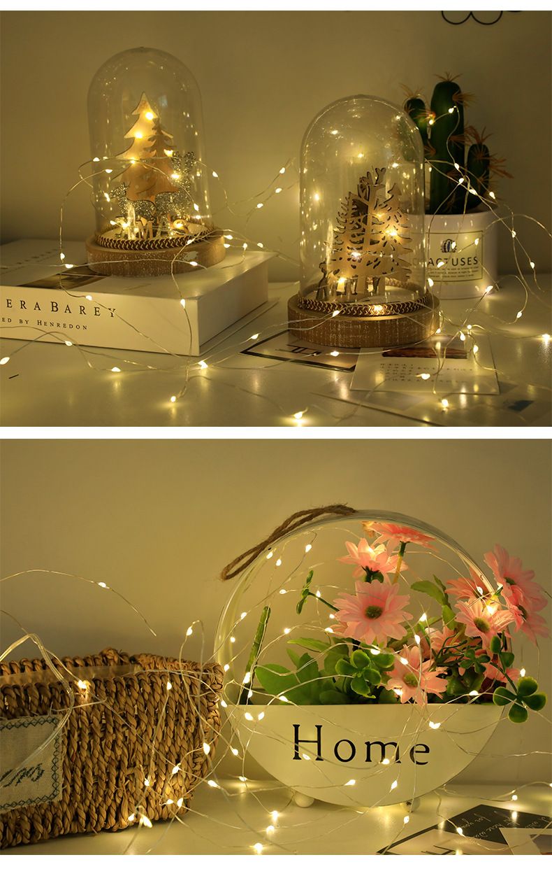 Solar Powered String Lights With Remote Control, 8 Modes, IP65 Waterproof, 7M/12M/22M/32M/52M/102M Options_voghion.com