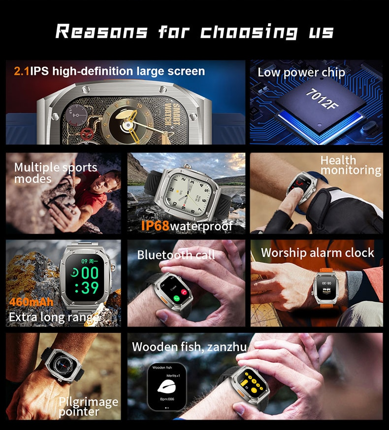 Neue Z79 Max Smartwatches für Männer Smartwatch 2023 Buletooth Call Blutsauerstoffüberwachung 1,83" HD-Bildschirm Wasserdichte Smartwatch_voghion.com
