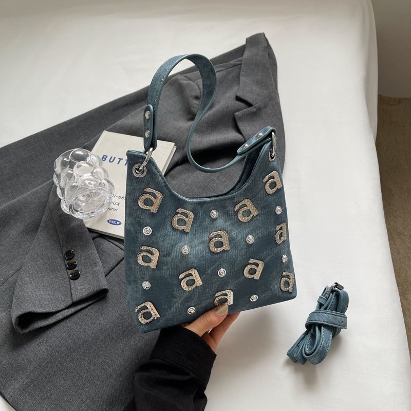 Nuova borsa a tracolla da spalla di alta qualità, grande capacità, da ascella, alla moda, Hundred_voghion.com