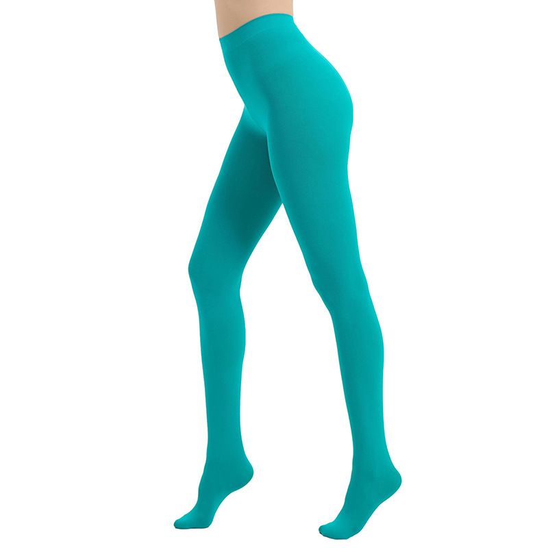 2025d 80D Velvet Pantyhose Multiple Sizes Colorful Bare Leg Artifact Autumn Winter One-Line Crotch Stockings_voghion.com