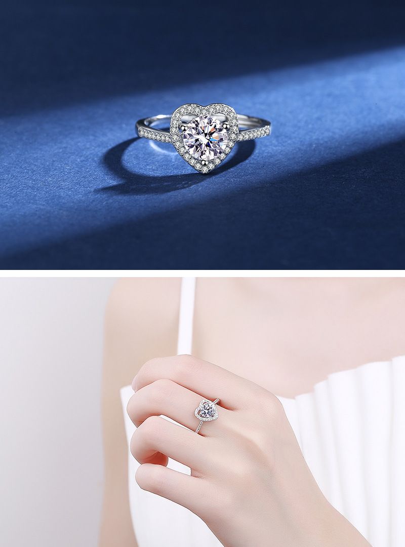 İnternet ünlüsü Stone'un Sertifikalı Kadın Düğünü Düz Boğa Başlı Mo Sang Diamond'ın canlı yayını_voghion.com