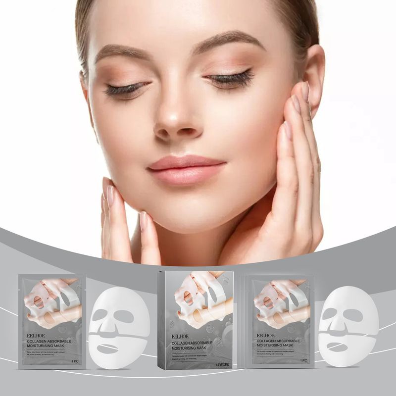 Collagen Moisturizing Mask Series, Facial Skin Hydrating Skin Care Moisturizing Nourishing Patch Mask_voghion.com