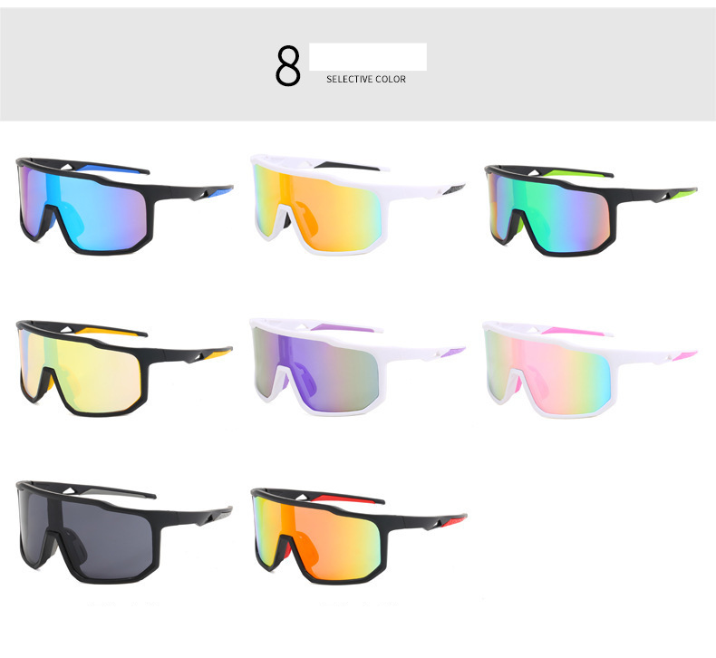 Lunettes coupe-vent unisexes Cycg pour l'extérieur, grand cadre, cycg, ski, alpinisme, route, vélo de montagne, lunettes de sport pour femmes_voghion.com