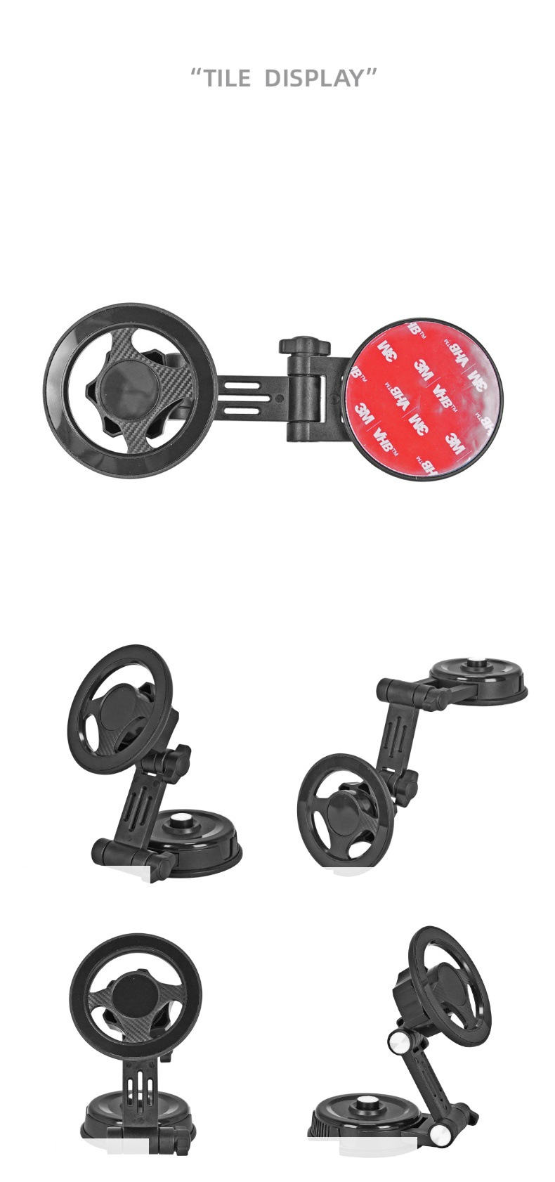 Support de téléphone portable à aspiration magnétique support de téléphone portable magnétique de voiture support d'affichage de tableau de bord de voiture applicable XK_voghion.com