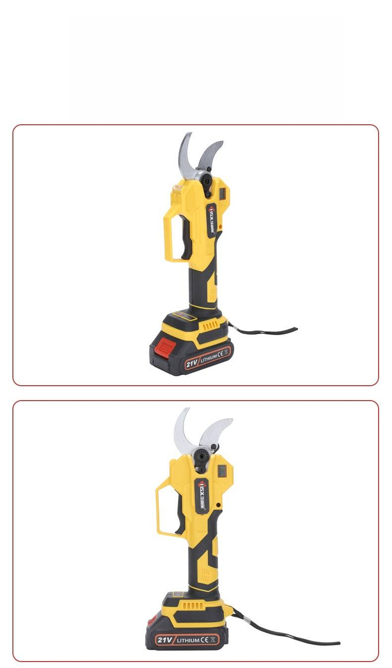 CD619 Cordless Lithium-Ion Brushless Pruning Shears - Long-Lasting Electric Garden Scissors For Trees & Shrubs, Lightweight & Ergonomic Design_voghion.com