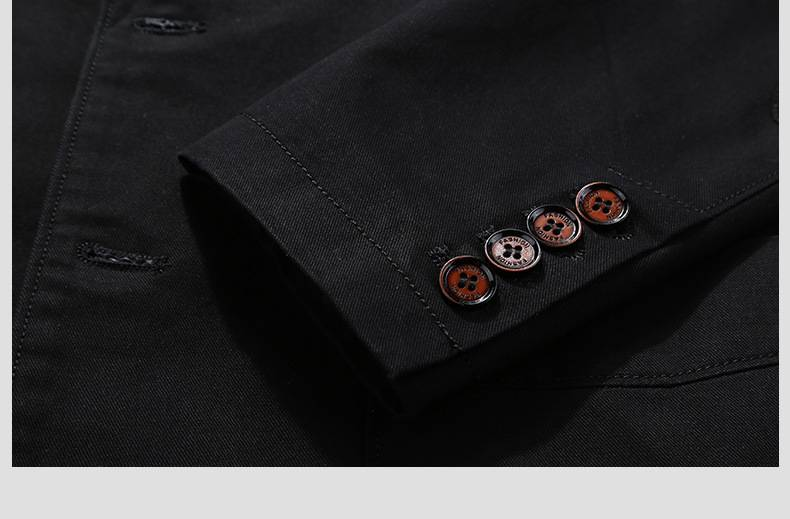 Erkek Giyim Orta Yaşlı Erkekler Saf Pamuklu Takım Elbise Ceket Tek Batı Basit Günlük Ceket İnce Erkek Küçük Takım Elbise İnce_voghion.com