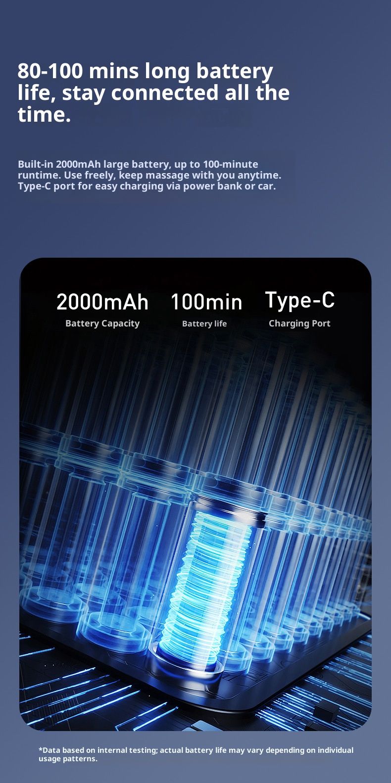Cintura massaggiante riscaldante professionale con vibrazione e supporto per la vita - 3 modalità di velocità regolabili, display LCD, design traspirante_voghion.com