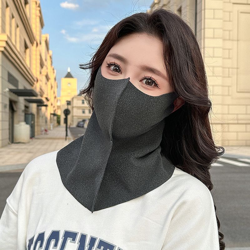 Autunno Inverno De Velvet Full Seamless Protezione Tridimensionale Collo Ispessito Integrato Equitazione Esterna Viso Caldo_voghion.com