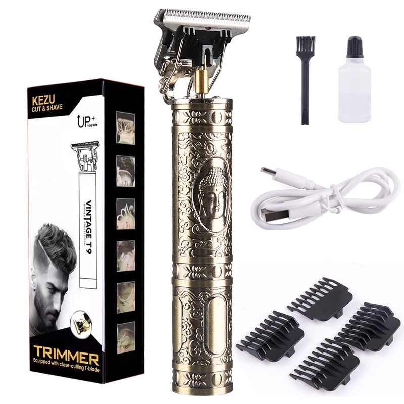 Buddha T9 Professionele Clipper LCD-scherm Snoerloze Trimmer Mannen Haar Knippen Hine Elektrisch Scheerapparaat Kapper_voghion.com