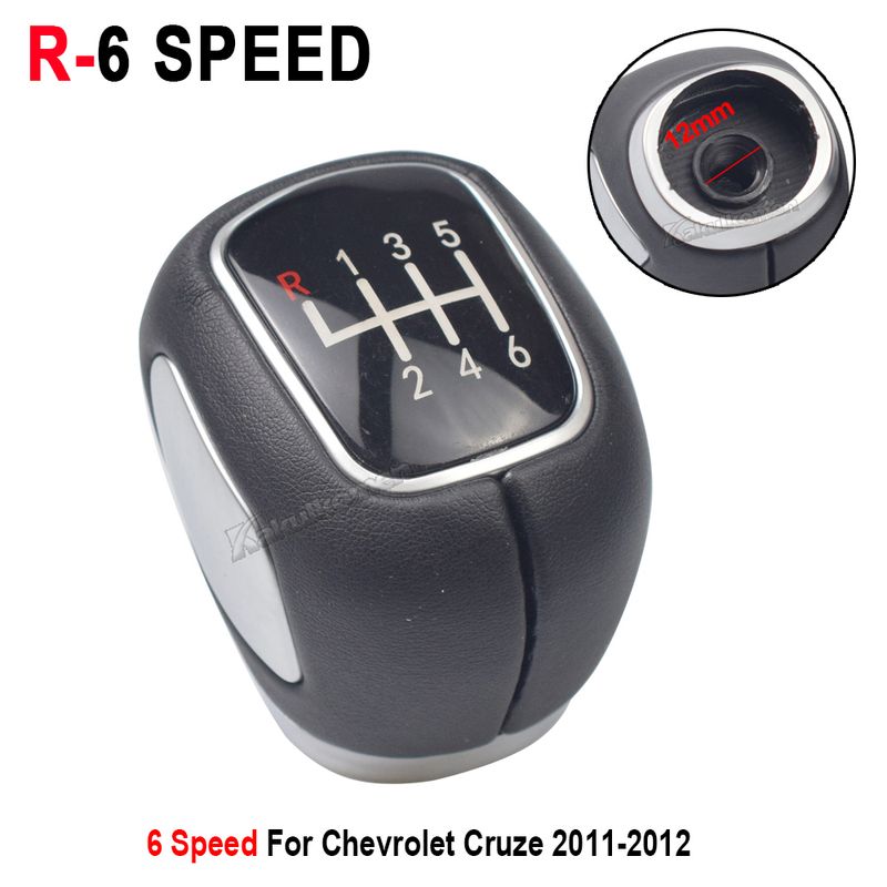 For Chevrolet Chevy Cruze 2009-2015 Car 5/6 Speed Manual Transmission Gear Shift Knob Head Ball Lever Shifter_voghion.com