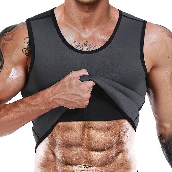 Men's shapewear vest waist waist running waist waist fitness clothing_voghion.com