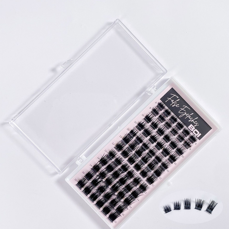 European and American large-capacity feathered false eyelashes D curling curling self-grafting false eyelashes_voghion.com