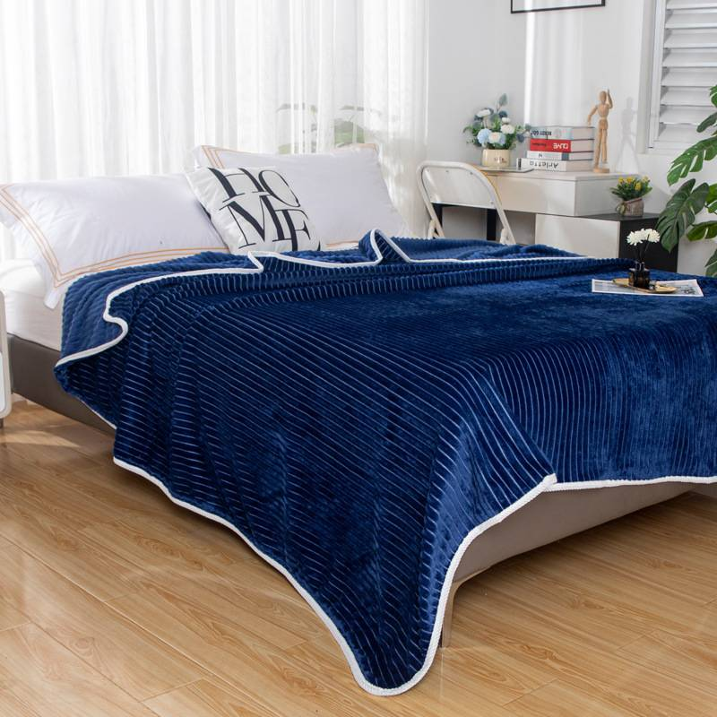 Dubbelzijdig geribbelde magische fleece deken - Ultrazachte winterdeken voor kinderen en volwassenen. Zachte deken voor de kinderkamer. Omkeerbare bedovertrek._voghion.com