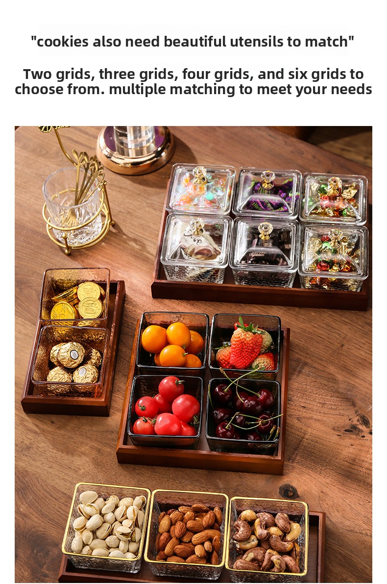 Luxury 3-Tier Acrylic Fruit & Snack Serving Tray - Elegant Coffee Table Display (Sturdy Stackable & Scratch-Resistant)_voghion.com