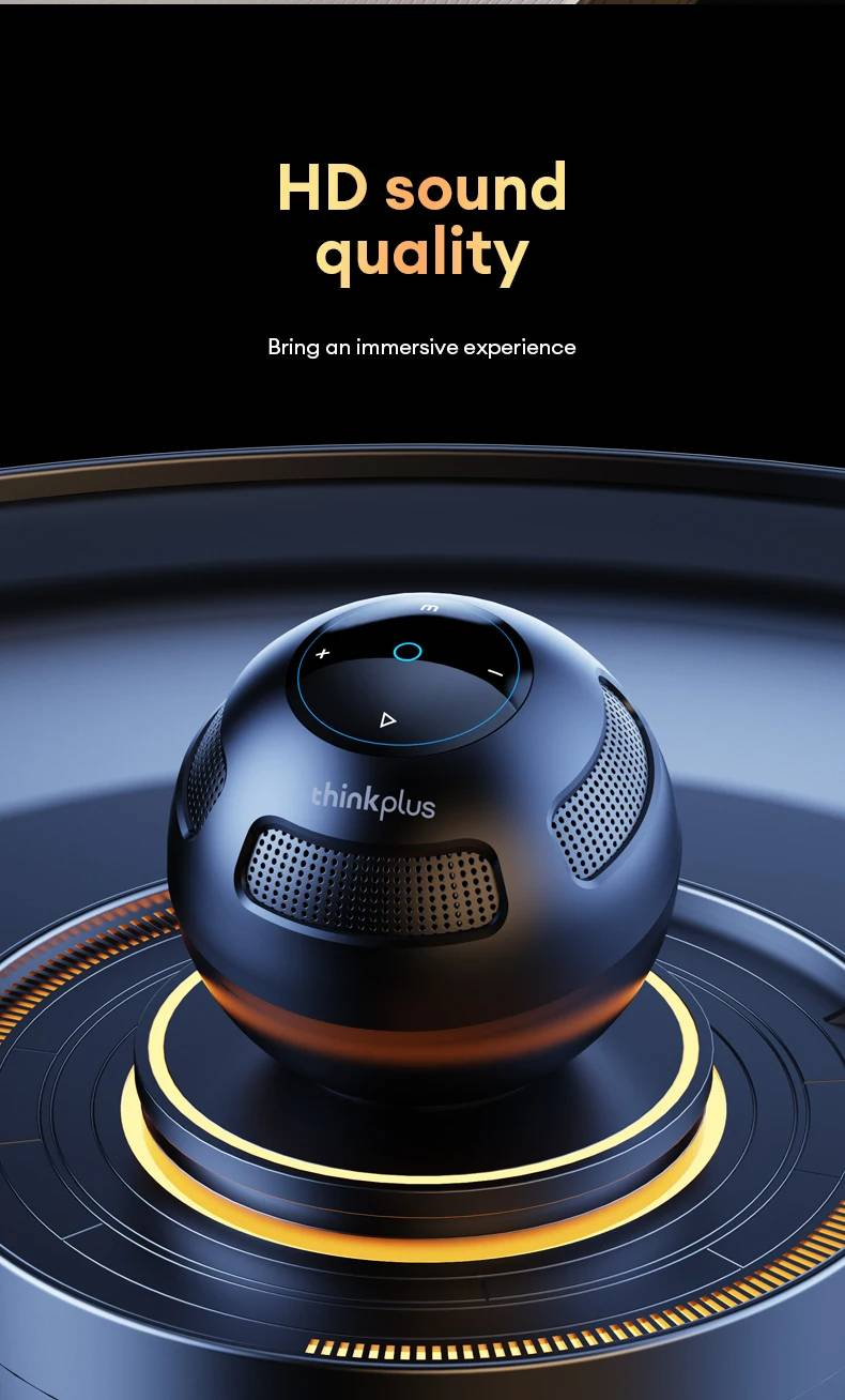 Enceintes Lenovo TS5 d'origine, haut-parleur sans fil Bluetooth 5.3 pour l'extérieur, caisson de basses portable, lecteur de son surround, home cinéma_voghion.com
