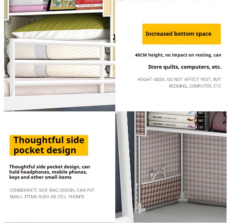 Foldable Wardrobe Closet – Multi-Layer Storage Organizer With Metal Frame & Fabric Cover – Space-Saving Clothes Rack For Dorm & Small Rooms_voghion.com