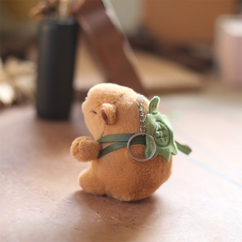 Capybara Cute Keychain Plush Pendant Toy Decoration Bag Doll_voghion.com