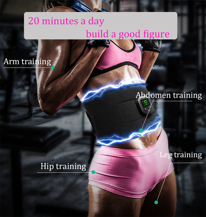 Muskel-Taille EMS Stimulator Fiess Trainer Bauchmuskeltraining Gewichtsverlust Aufkleber Körper Abnehmen 70% Rabatt_voghion.com