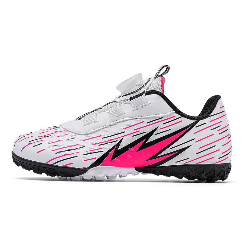 Binbin Bird Rotating Buckle Children's Breathable Broken Nail Indoor Grass Training Football Sports Shoes_voghion.com