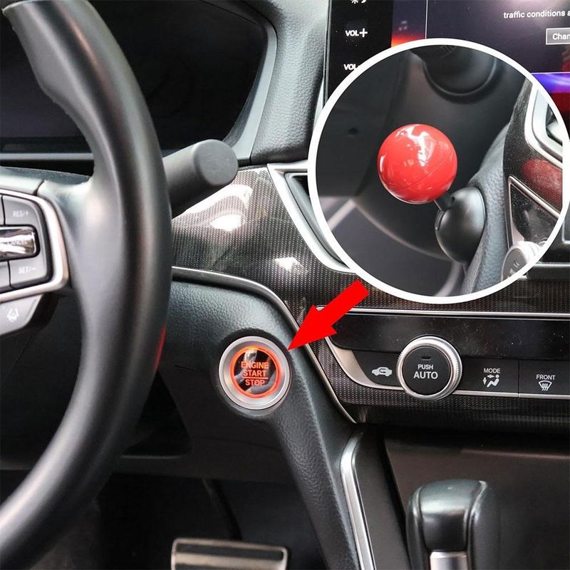 Car One Click Start Button Joystick, All Plastic/metal Club Modification Accessories, Arcade Game Joystick_voghion.com