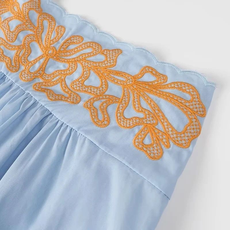 Women's INS Embroidered Strap Set_voghion.com