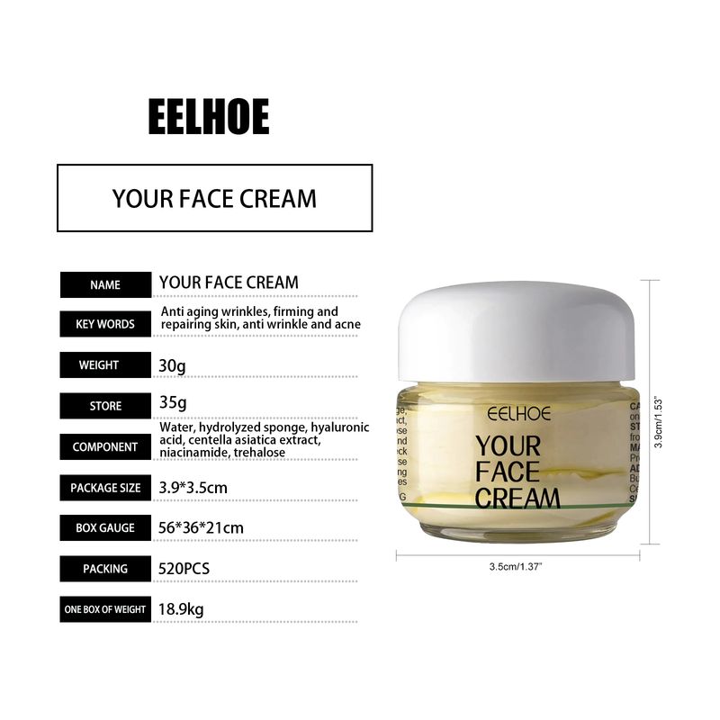 EELHOE Deep Anti-Wrinkle Cream Anti-Aging, Lightening Spots And Fine Lines, Firming And Brightening Skin Moisturizing Cream_voghion.com