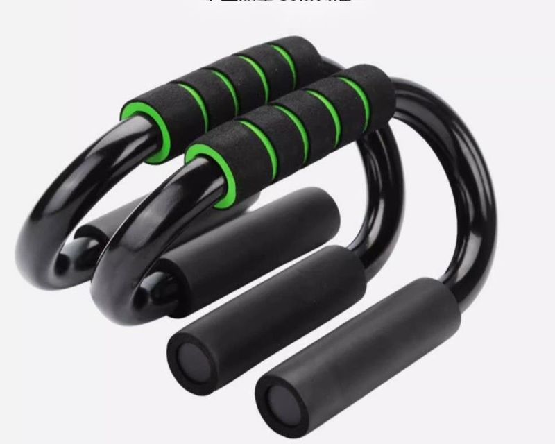 Supporto per flessioni, attrezzatura portatile per l'allenamento delle braccia per uomini, uso domestico, manubri a forma di S, allenatore muscolare addominale_voghion.com