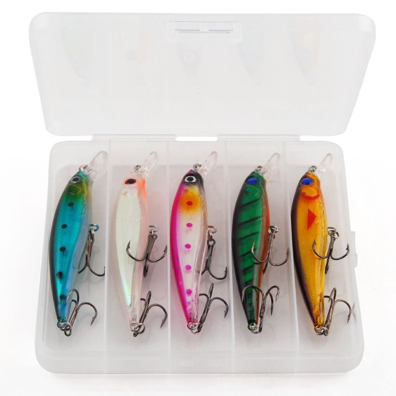 Lokkeagn Laseragn 11,2 cm/13,2 g med ringperler Minnow simuleringsagn Hard agn Fiskeutstyr_voghion.com