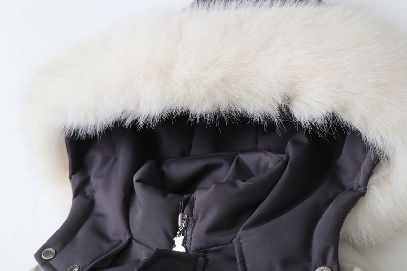 Unisex Baby Snowsuit One-Piece Winter Ski Suit For Toddlers 1-3 Years (80-120cm) - Lightweight Nylon With Hood_voghion.com