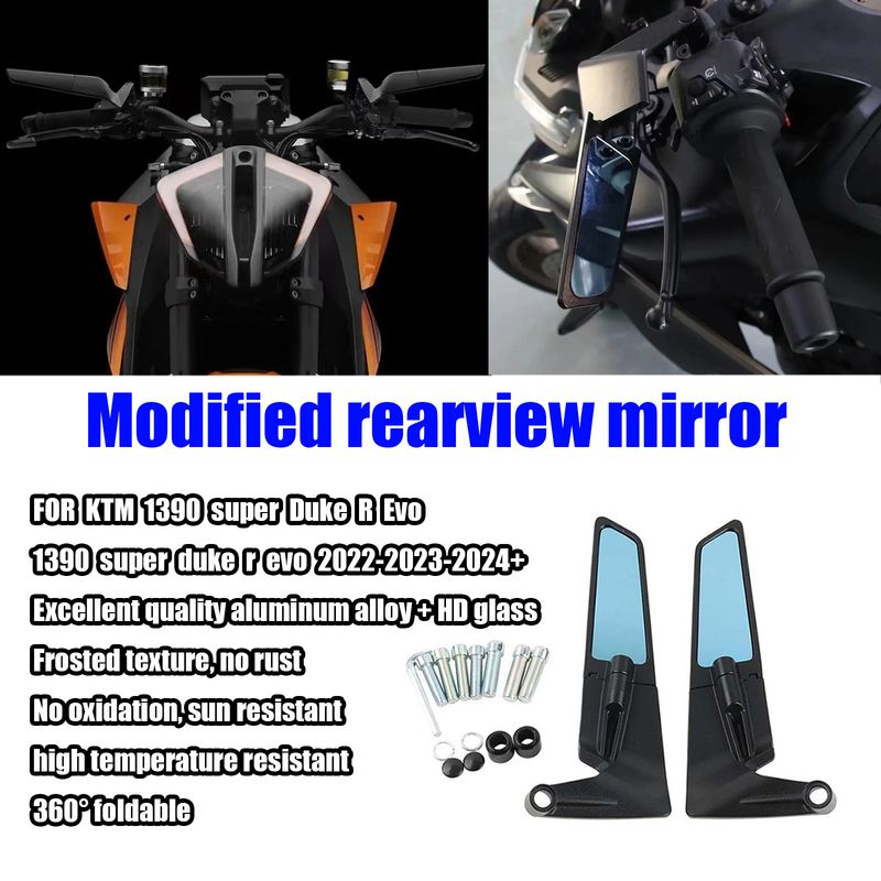 FOR KTM 1390 super R Evo Motorcycle Mirror Wind Wing side Rearview Reversing mirror Motorcycle Accessories_voghion.com