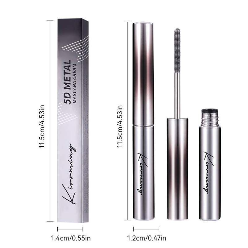 Mascara tubulaire KIRRMING - Waterproof, dense, recourbant, allongeant et anti-bavures pour tous types de peau_voghion.com
