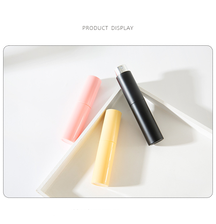 Spot 10ML Plastic Rotating Perfume Bottle Cosmetic Oral Spray Bottle Liner Plastic Perfume Bottle Empty Bottle_voghion.com