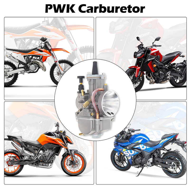 Carburador universal Pwk de 21/24/26/28/30/32/34 mm para motocicletas de carreras._voghion.com
