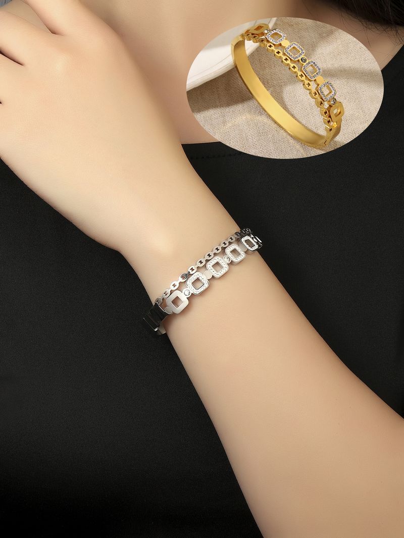 Trendikad uued ehted, moodne isiksus, lihtsa disainiga roostevabast terasest käevõru, tüdrukute igapäevased käevõrud_voghion.com