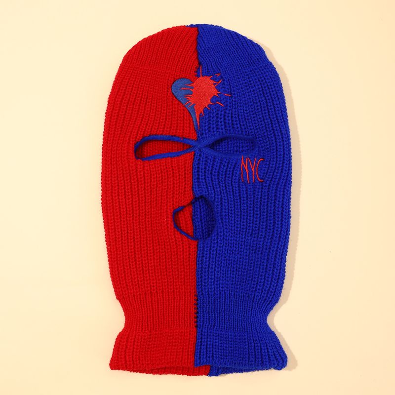 Berretto unisex lavorato a maglia con tre fori, caldo cappello invernale per uomo e donna, berretto elastico in acrilico per sport all'aria aperta, protezione solare_voghion.com
