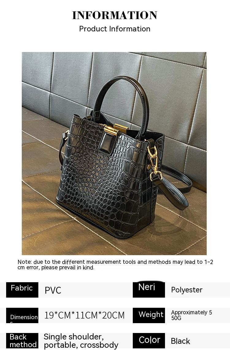 2023 Nouă geantă de damă, vânzare fierbinte, geantă cu găleată pentru apă, compartiment multiplu, simplă și magnifică, geantă crossbody pentru femei, cu un umăr_voghion.com