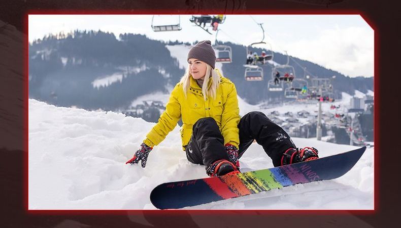 Kleine Tafel Ski Ausrüstung Alle-runde Alle-region Snowboard Bindung Schneeschuh Flache Blume Carving_voghion.com