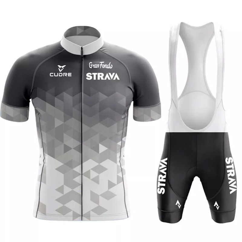 2024 Suit Strava Tour De France Short Sleeved Set For Mountain Cycling Events_voghion.com