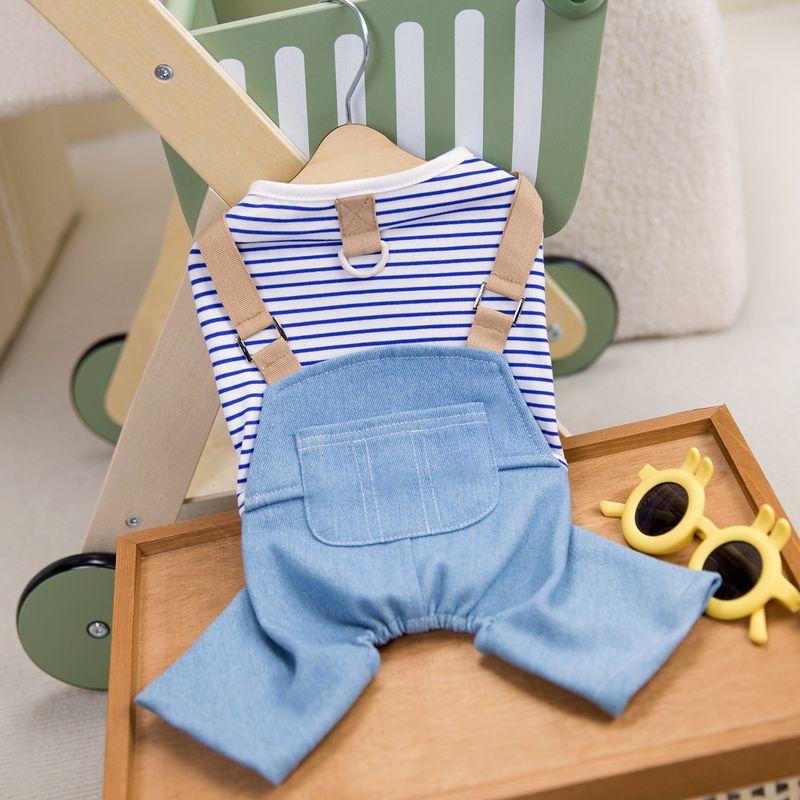 Accueil Vêtements pour animaux de compagnie Printemps/Été Nouveau 24 Pantalons à quatre pattes en denim_voghion.com