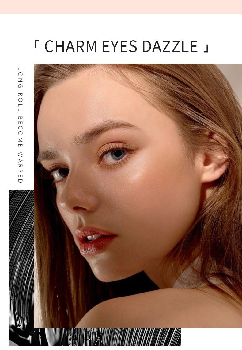 Pudaier Intense Volume Curling szempillaspirál alap vízálló, nem kenődő szempilla formázó folyékony 4D szempillaspirál fekete, univerzális árnyalat_voghion.com