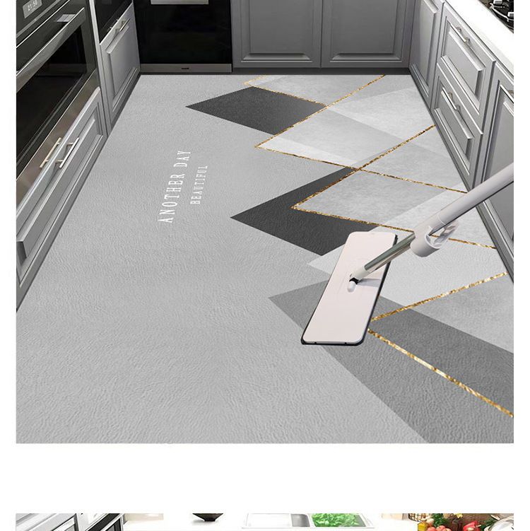 Mobili per la casa Tappetini semplici per cucina completi per pavimenti, tappetini antiscivolo lavabili resistenti allo sporco, assorbenti per acqua e olio, tappetini in fango diatomee_voghion.com