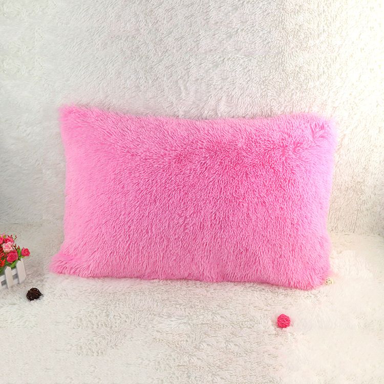 Federa invernale in peluche spessa e calda, federa singola in peluche, federa a pois_voghion.com