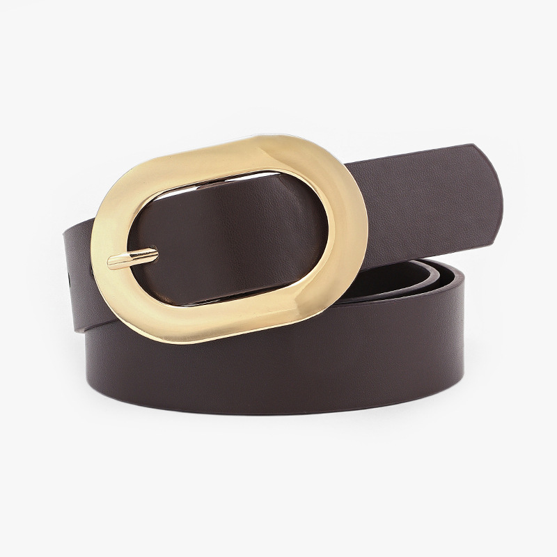 Cintos femininos estilo bonito e versátil casacos simples, saias, suéteres, jeans, cintos de couro sintético para meninas, modelos mais vendidos no exterior_voghion.com