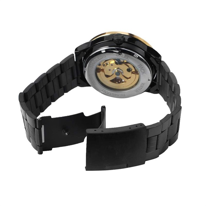 Fashion business leisure double-sided hollow dragon full automatic mechanical watch men's watch_voghion.com