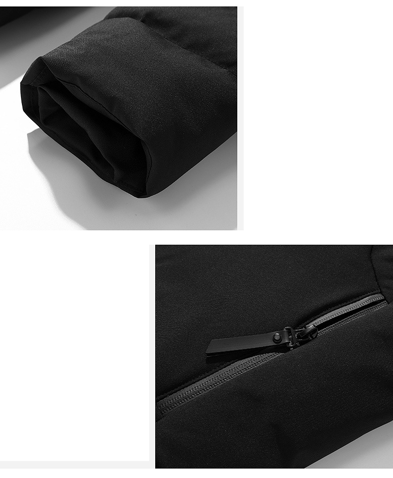 Inverno Uomini e donne Intelligent Five Riscaldamento Riscaldamento Abbigliamento imbottito in cotone Cappotto caldo con cappuccio imbottito in cotone termostatico elettrico_voghion.com