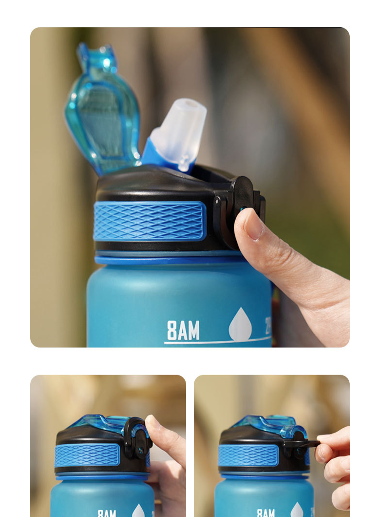 Taza de agua con gradiente, taza espacial de gran capacidad de 1 l, taza con pajita y cuerda, taza de agua para deportes al aire libre_voghion.com