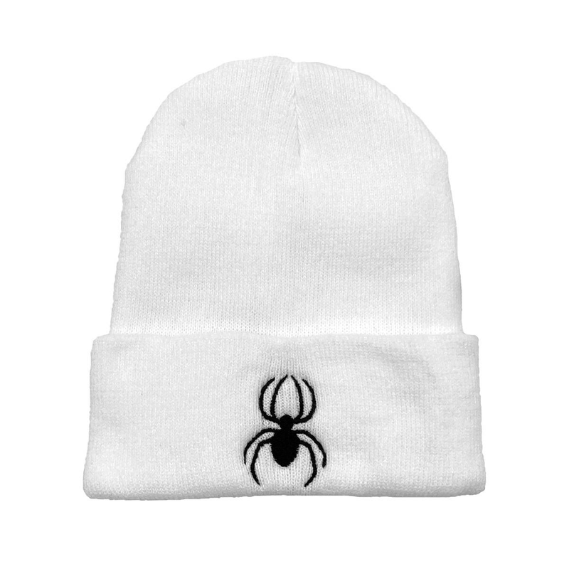 Beliebte Beanie-Mütze mit Spinnenstickerei, Strickmütze für Herren und Damen, Herbst und Winter, warme Mütze, kalte Mütze_voghion.com