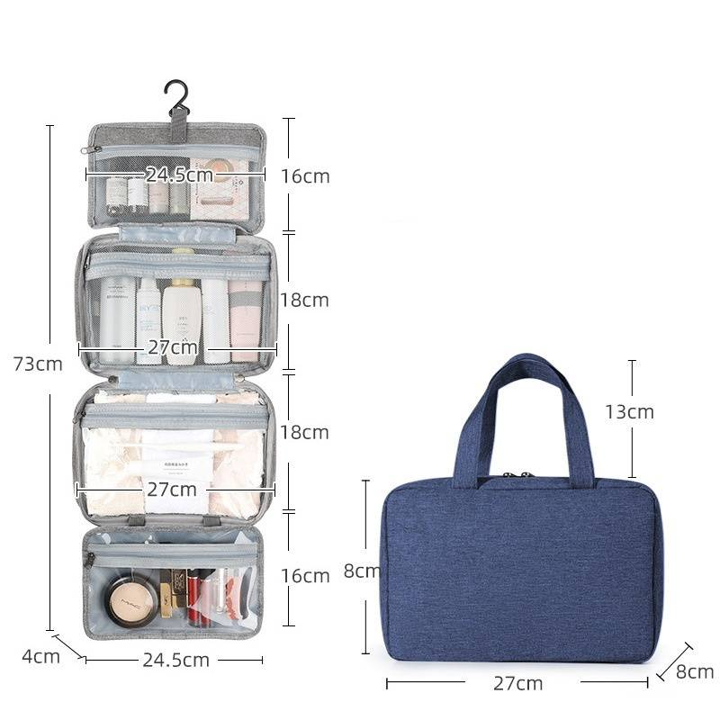 Waterproof Travel Hook Toiletry Bag Foldable Portable Multifunctional Cosmetics Storage Bag_voghion.com